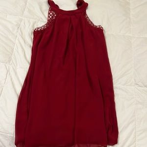 Halter cut mini dress